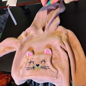 Freestyle pink cat hoodie